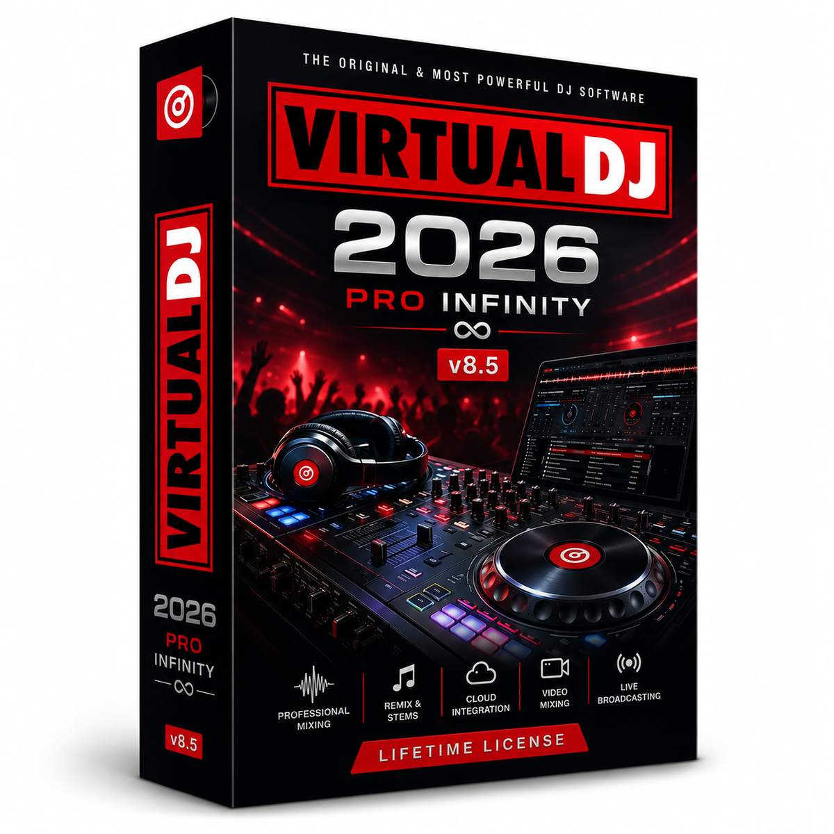 Virtual DJ 2026 Pro Infinity v8.5 Lifetime License Instant Download