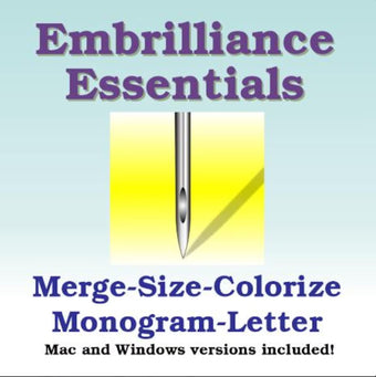 compare product EMBRILLIANCE Essentials - Embrilliance Software, Embroidery Software, Design Editing Software, Embrilliance Software, Resizing Software